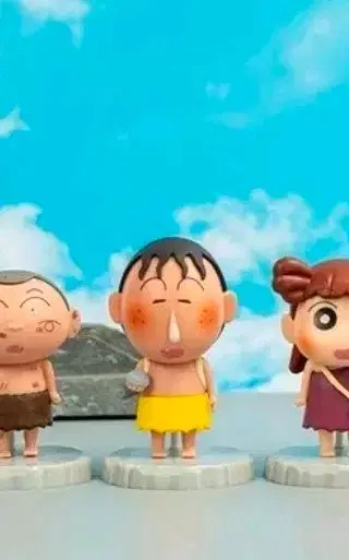 짱구는못말려 원시시대 피규어 맹구