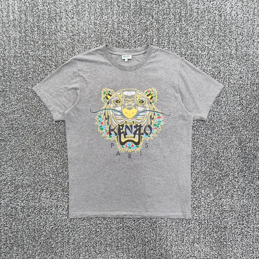 빈티지9. 겐조 KENZO 오리지널 타이거 자수 로고 반팔 티셔츠