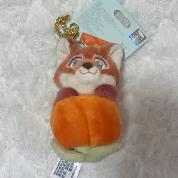 상하이 디즈니 주토피아 닉 봉제 인형 키링