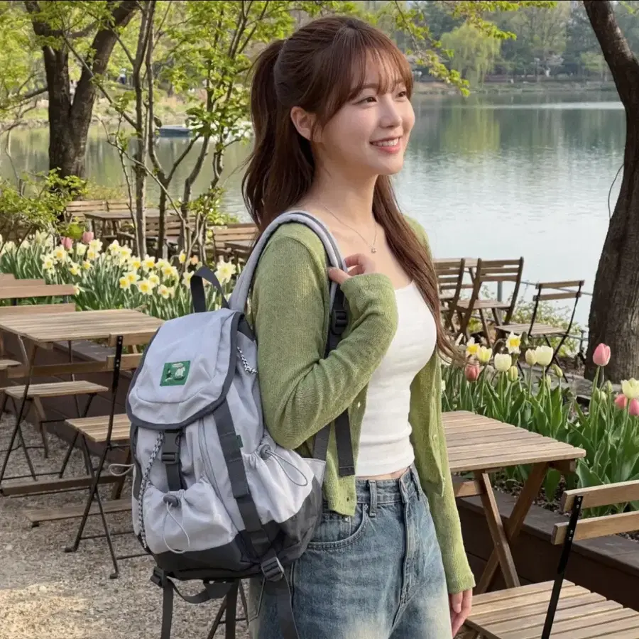 패리티 럭색 한정판 애쉬그레이 미니 백팩