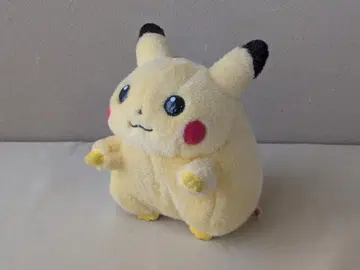 피카츄 봉제 인형 초기 TOMY 배를 누르면 소리가 나는