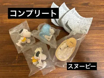 PEANUTS 릴랙싱 목욕 타임 전 4종 컴플리트 스누피 새상품