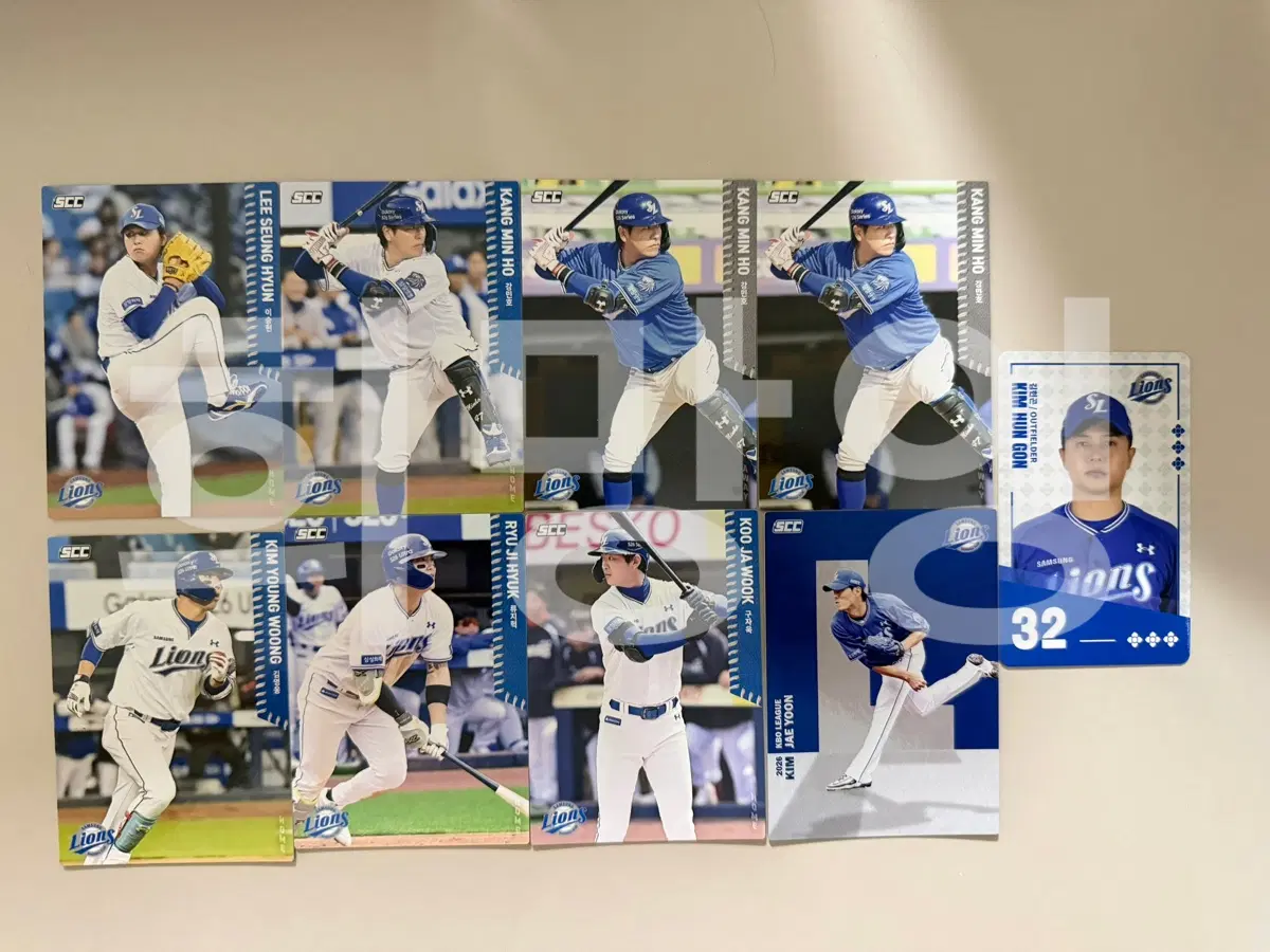 KBO 삼성 라이온즈 선수 카드 일괄 판매