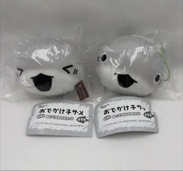 5 외출 상어 소리 나는 봉제 인형 마스코트 아기 상어 2종 세트