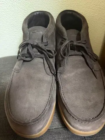 Clarks 남성용 처카 부츠 그레이 가죽