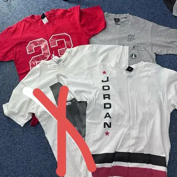 90's 구제 의류 Jordan Brand T셔츠 3장 세트