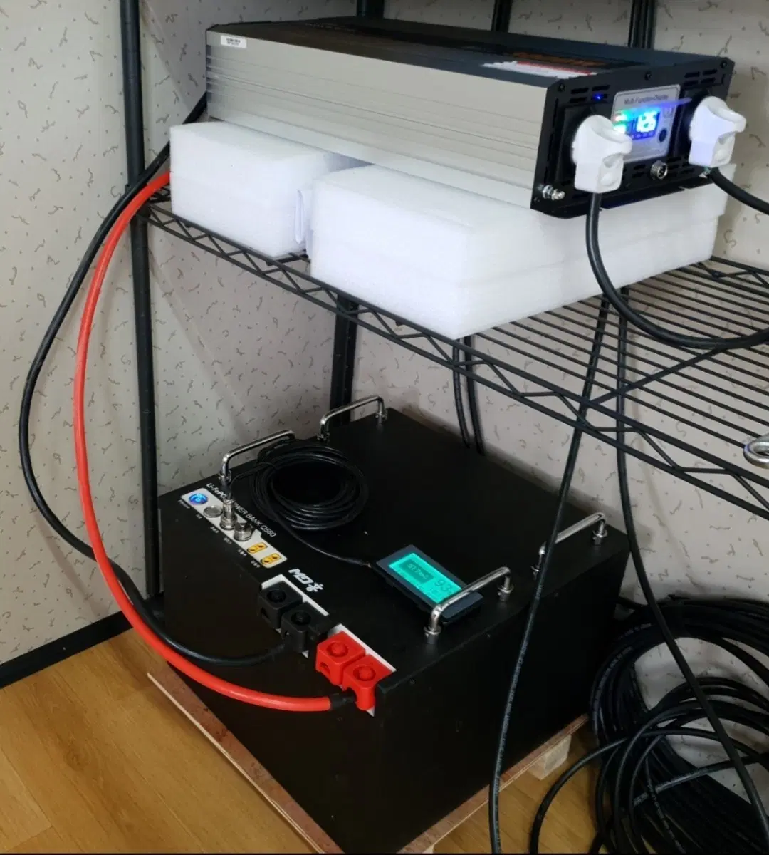 엠디홍 560A 7Kw 인산철 배터리 파워뱅크 풀세트 농막 노지 맹지전기
