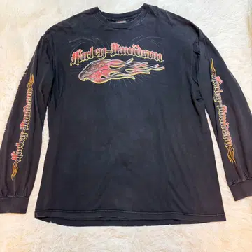 Harley-Davidson 이글 파이어 긴팔 티셔츠