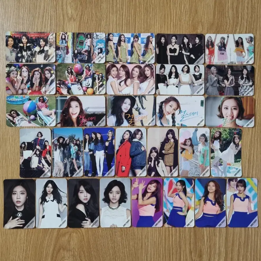 걸스데이 비공굿 비공식 굿즈 포카 포토카드 판매합니다