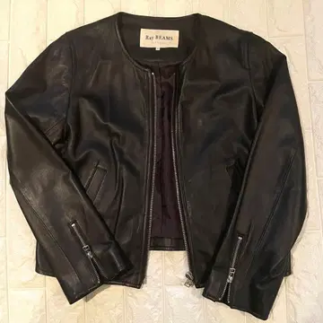 Ray BEAMS 가죽 자켓 램 가죽
