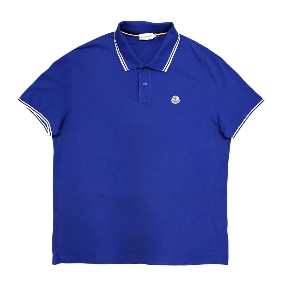 몽클레어 패치로고 블루 카라티(2XL)