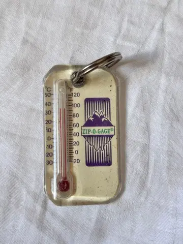 ZIP-O-GAGE 온도계 키링