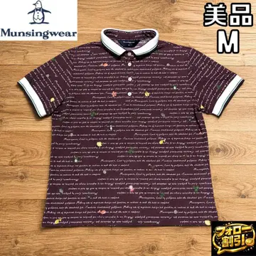[ 팔로우 할인 ] 먼싱웨어 반팔 피케 셔츠 M 올 패턴 골프 새상품급