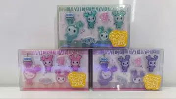 GIGO 한정판 mini 우루추루 씰 TWICE LOVELY 3개 세트