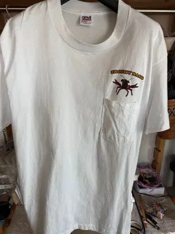 1992년산 BODACIOUS BASS 낚시 T셔츠 Anvil