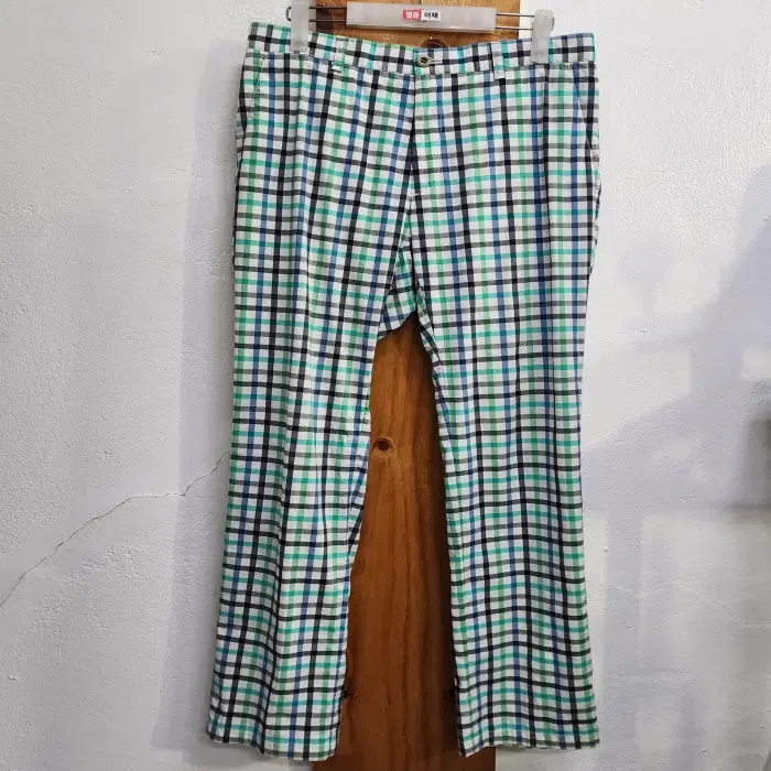 팬텀 체크 남자 곮프바지(32)