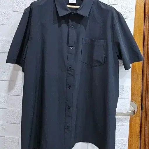 푸마 우븐 반팔 셔츠 블랙 2XL