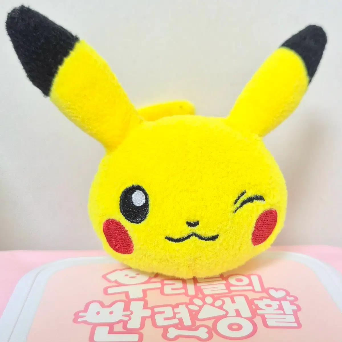 고전 빈티지 포켓몬 엎드린 피카츄 인형