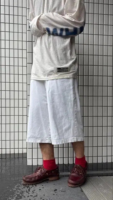 90년대~00년대 배기 데님 반바지