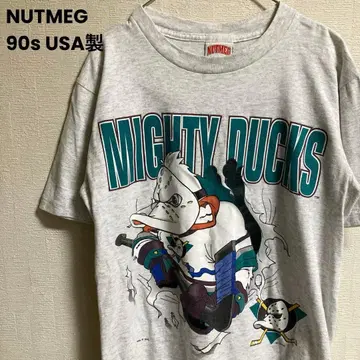 90s USA제 Disney x NHL 마이티 닥스 T셔츠