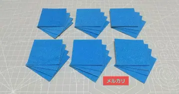 미니 사륜구동 브레이크 스펀지 [ 파랑 1mm ] x 24개 세트