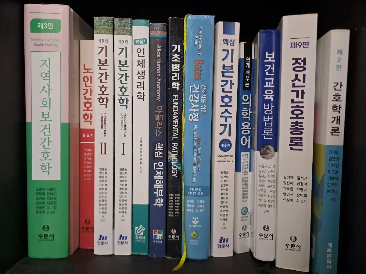 간호학과 전공도서 교과서 교재 (수문사, 현문사, 은학사 등)