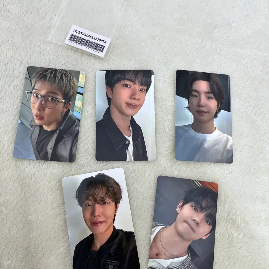 방탄 아리랑 일본 특전 포카 양도