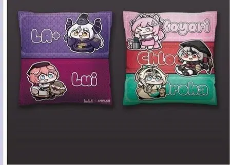 홀로라이브 홀록스 애니플러스 콜라보 말랑쿠션