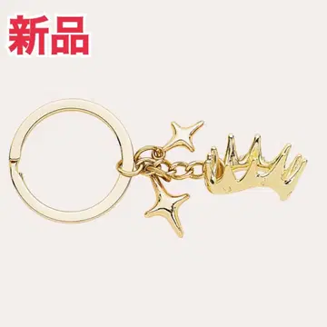 [새상품] KingGnu CEN+RAL 크라운 키체인 골드 굿즈