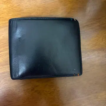Paul Smith 이단 접이식 지갑 블랙 가죽