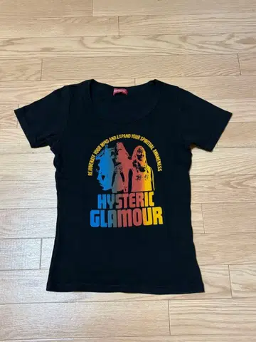 HYSTERIC GLAMOUR 반팔 T셔츠 블랙