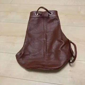 NO ID. 더플백 복조리 숄더 카우 가죽 슬링백