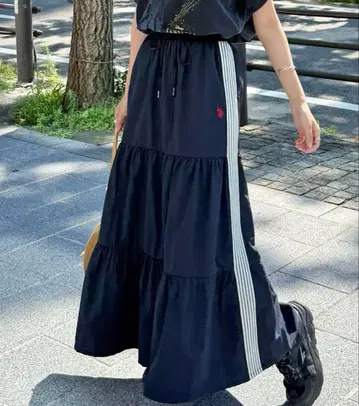 CPCM/U.S. POLO ASSN. 나일론 캉캉 스커트