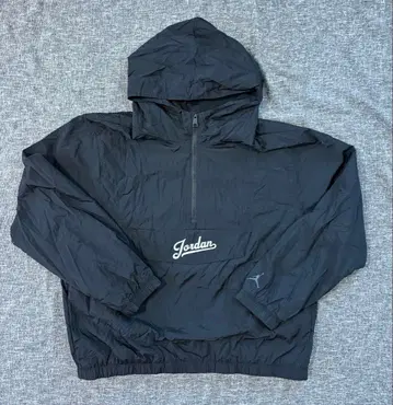 Jordan 나일론 자켓 풀오버 블랙 3XL