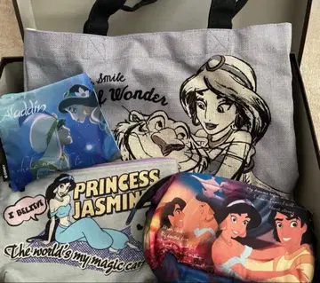 Disney Jasmine 가방 파우치 타월 복조리 참 등 세트