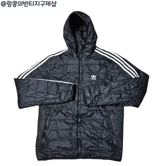 아디다스 빈티지 스트릿 누빔 패딩 자켓