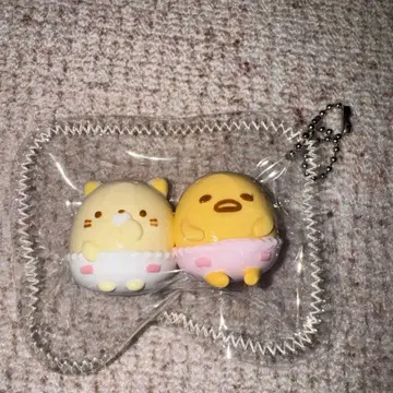 스퀴즈 하얀 고양이 구데타마 달걀