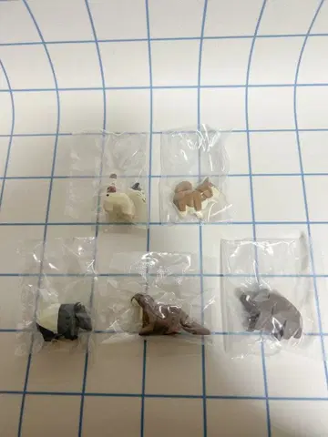 카와사키 세이지의 나무 조각 동물 마스코트 피규어 5종 세트