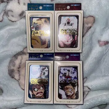 새상품 미개봉 ONE PIECE 카드놀이 밀짚모자 일당편 4종 세트