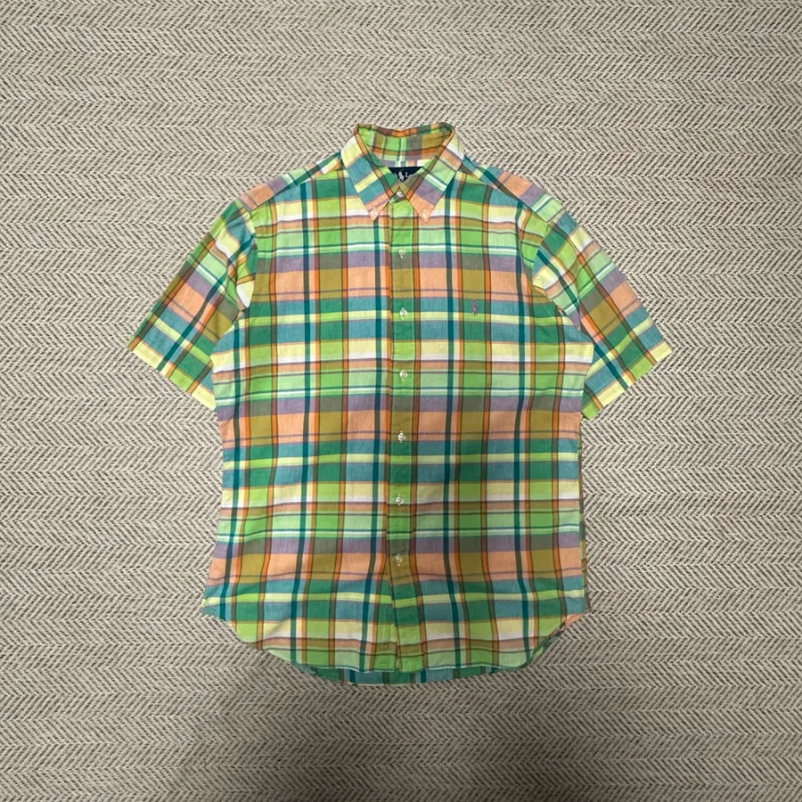 POLO RALPH LAUREN half shirt madras