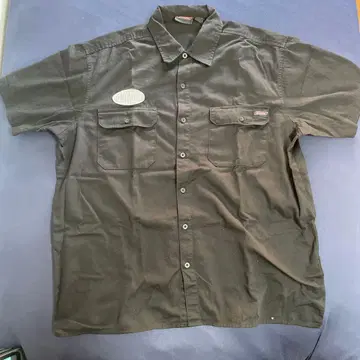 Dickies 워크 셔츠 블랙 XL