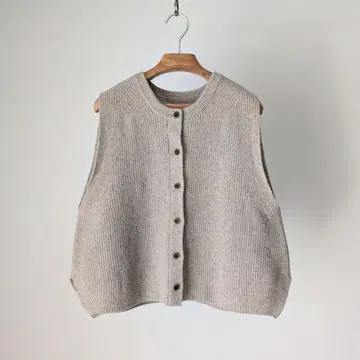 nest Robe 꽈배기 니트 버튼 베스트 네스트로브 캐시미어 25aw