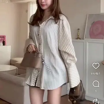 ZARA 자라 셔츠 스트라이프 상의 T셔츠 가디건