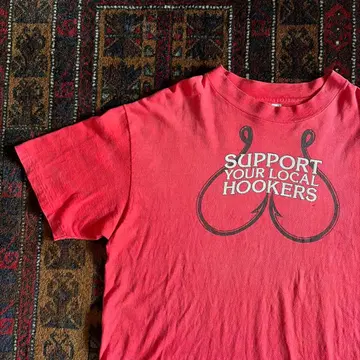 80s 90s Hanes SUPPORT YOUR LOCAL HOOKERS