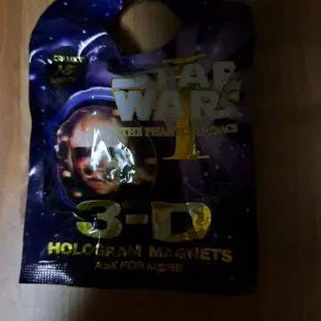 STAR WARS 에피소드 1 3D 홀로그램 마그넷 미개봉