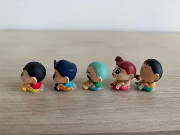 짱구는 못말려(크레용 신짱) 미니 피규어 5개 세트 엉덩이 춤