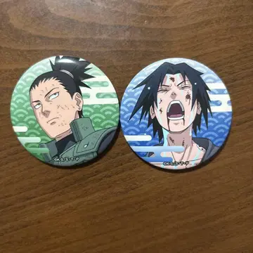 NARUTO 72시리즈 캐릭터 배지 컬렉션 시카마루, 사스케 세트