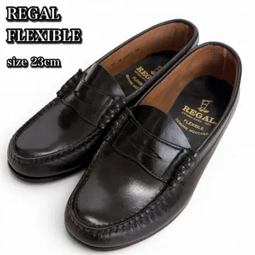 새상품급 REGAL 리갈 코인 로퍼 페니 로퍼 모카신 블랙