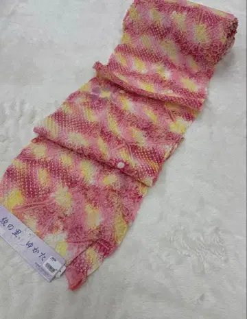 시보리 유카타 옷감 아리마츠 나루미 시보리 미재단품