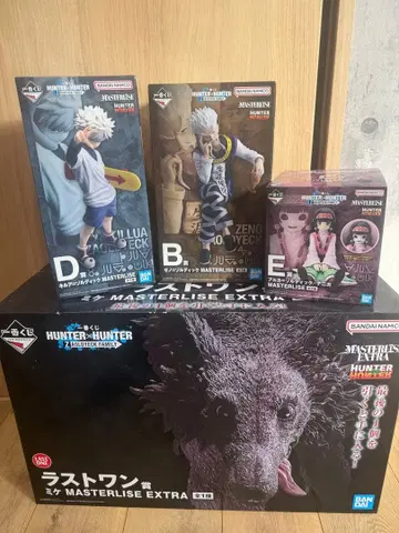 제일복권 HUNTER x HUNTER 조르딕 패밀리 피규어 4종 세트
